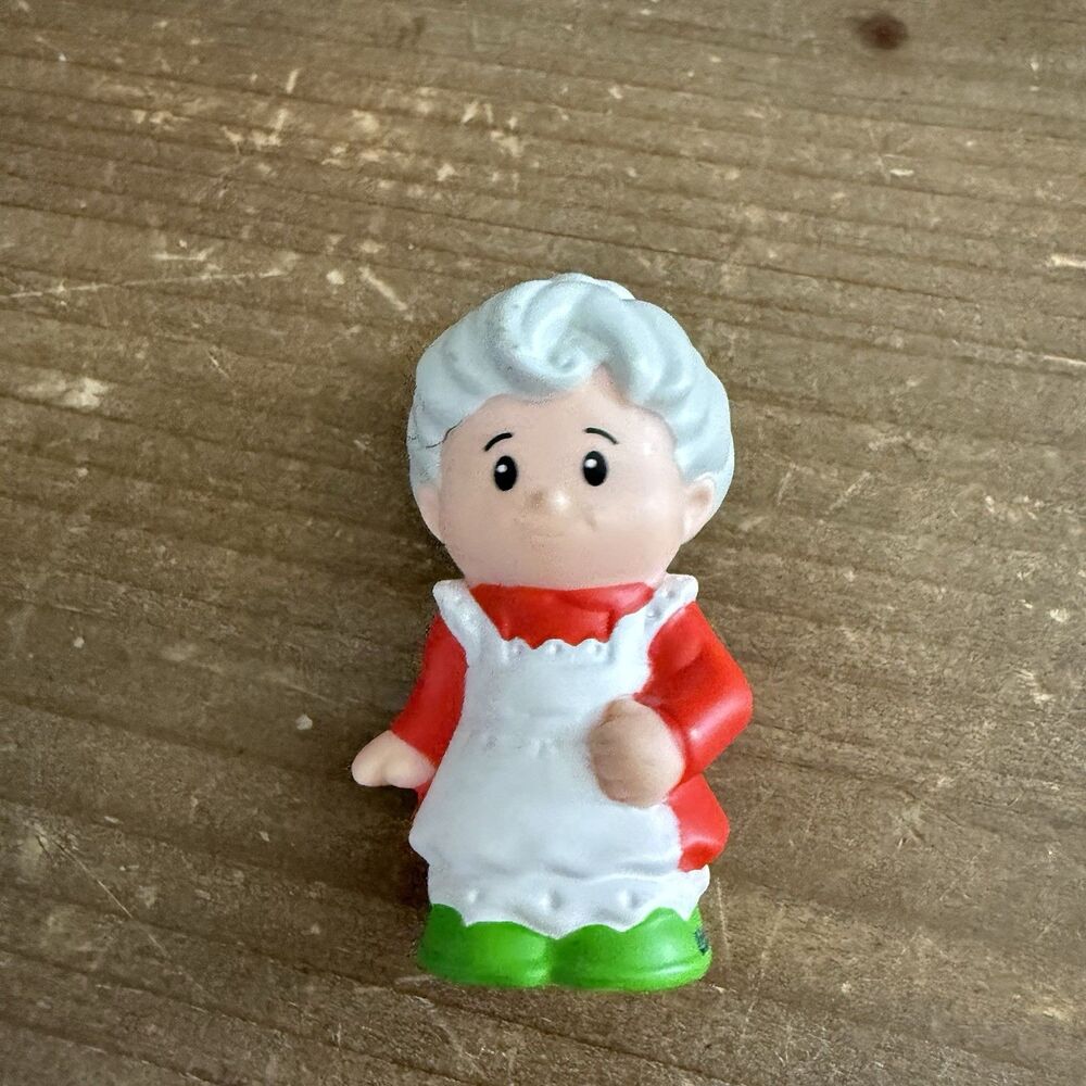 Mrs. Santa Claus Figure for Little People Santa's North Pole Cottage